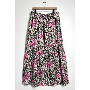 ME + EM Floral Midi Skirt